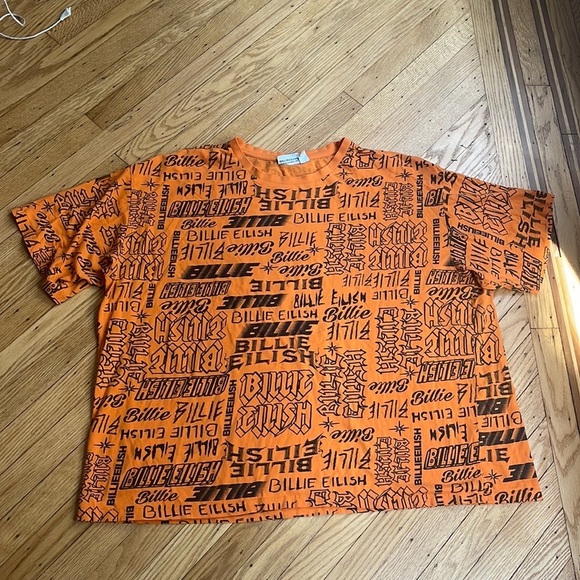 billie eilish Tops - Billie Eilish orange short sleeve t-shirt size 2xl